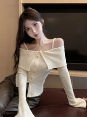 Liz Off-Shoulder Knit Top