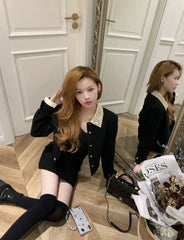 Wonyoung Jeweled Collar Jacket