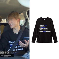 Jimin “Today’s Rule” Tee