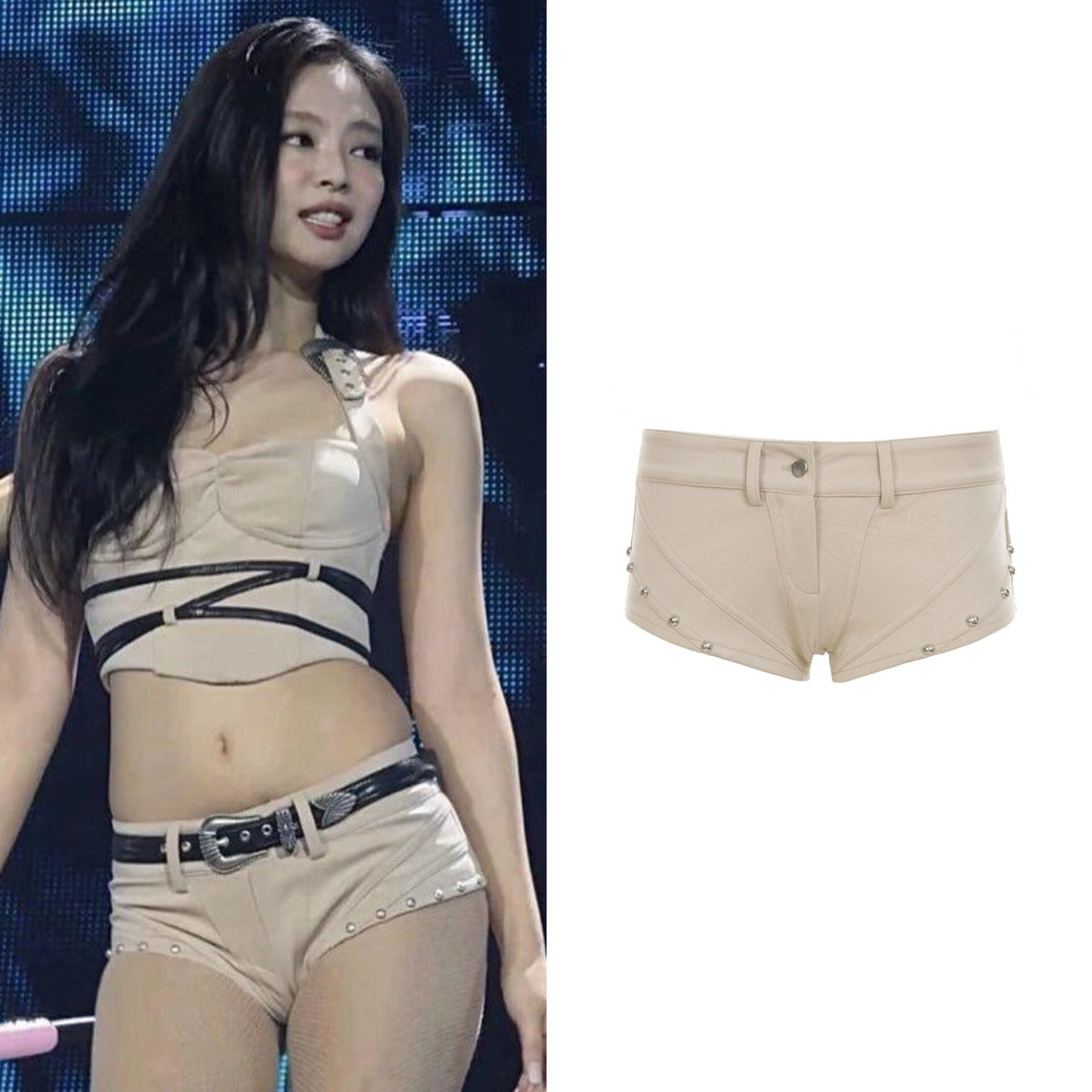 Jennie Studded Micro Shorts