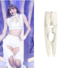 Lisa Cut-Out Hollow Pants
