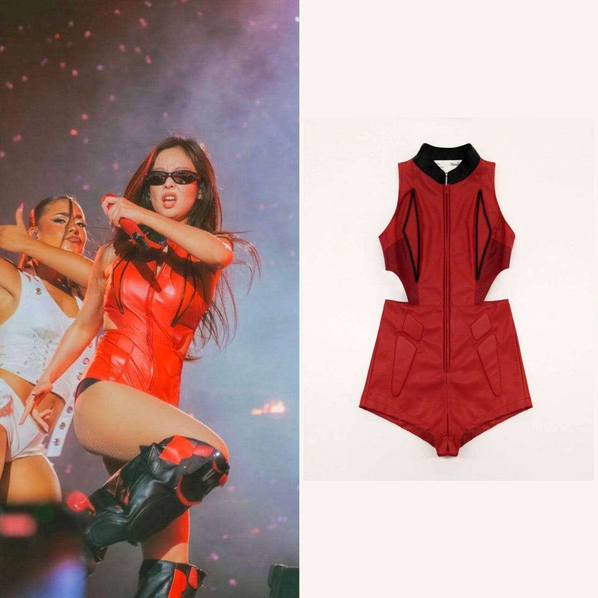 Jennie Racer Zip Bodysuit