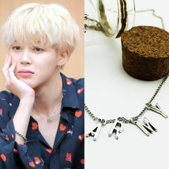 Jimin Silver ChimChim “ARMY” Necklace