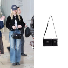 Liz Dual-Pocket Crossbody Bag