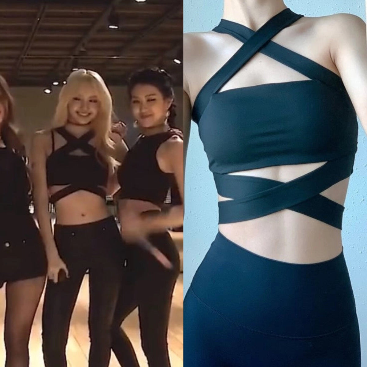 Lisa Criss-Cross Halter Top